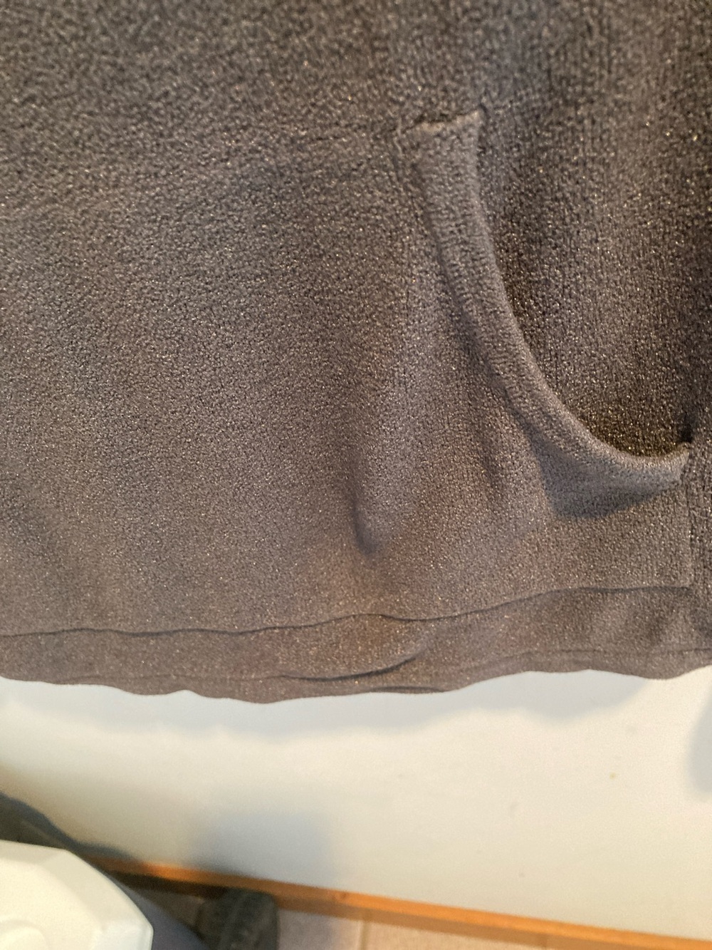 Barefoot Dreams Heather Gray Cozy Hooded Pullover - Picture 4 of 5